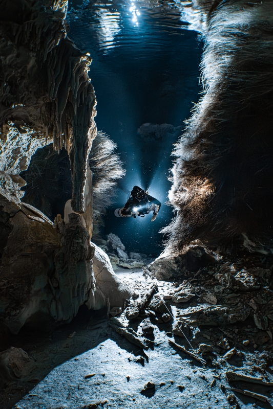 diver underwater