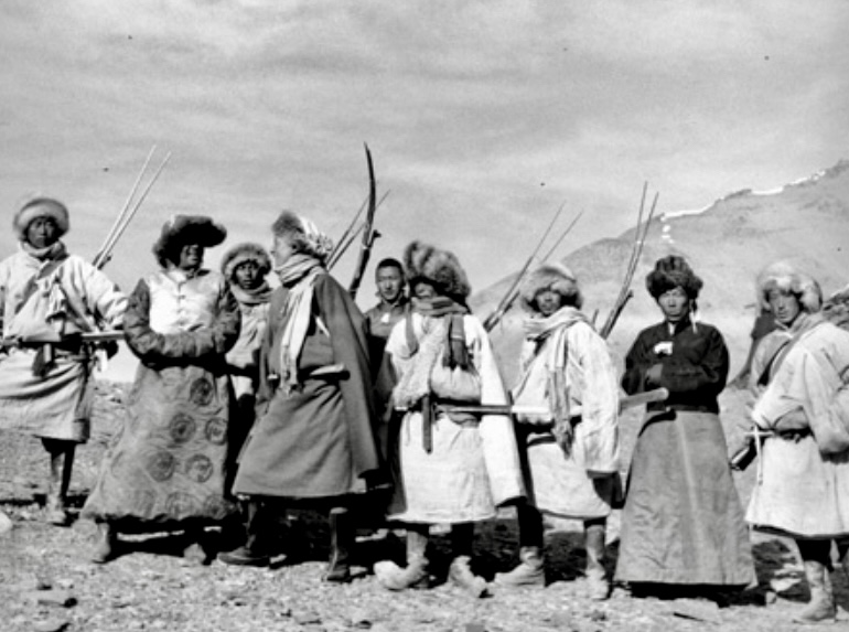 Khampa warriors.