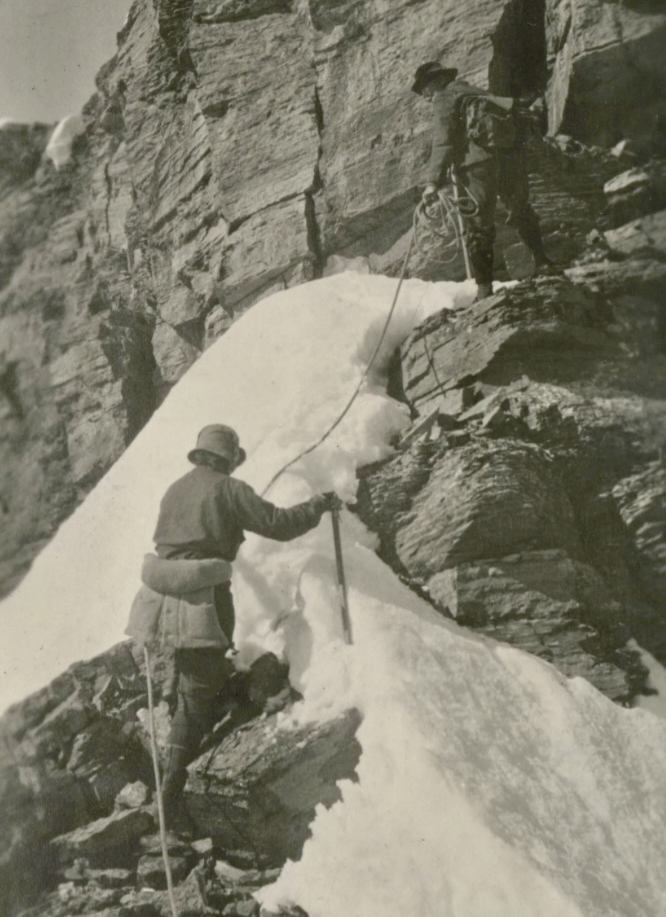 The Stones during a climb.