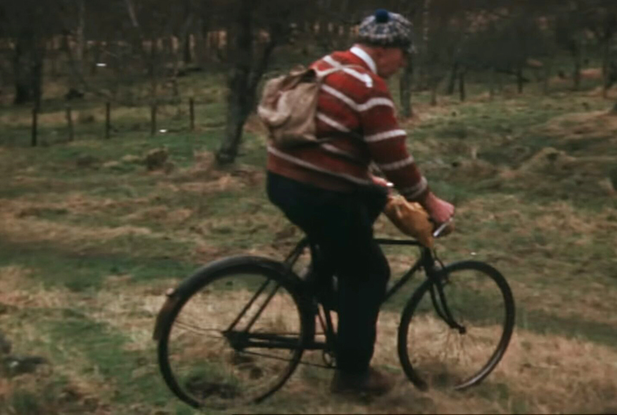 heavy guy on a bike