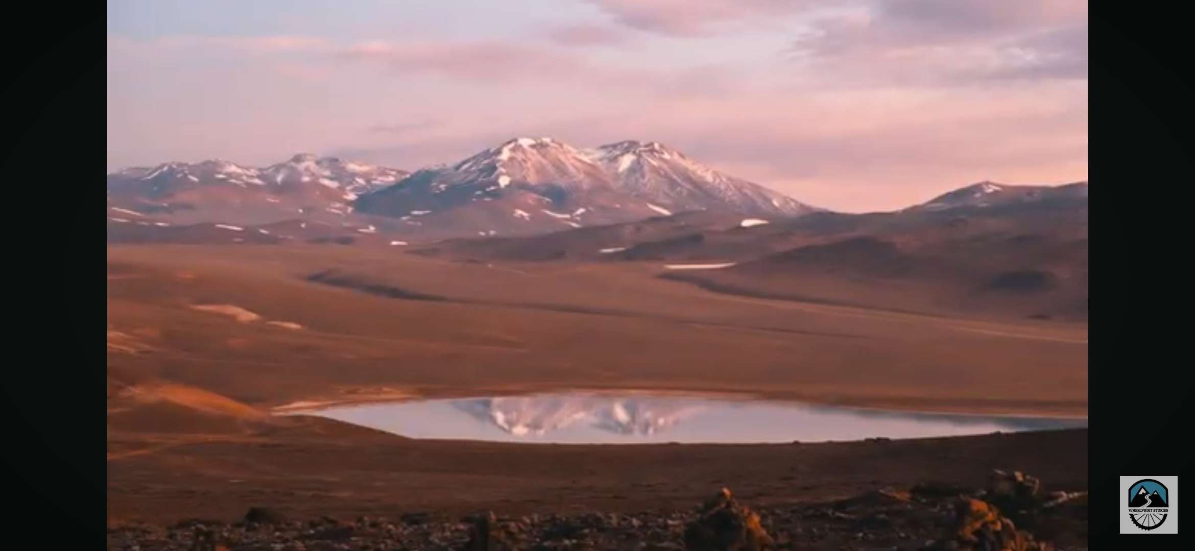 A mountain reflecting in a lake.