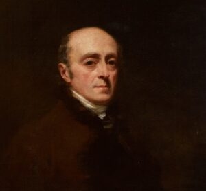 Portrait of a man in 19th century clothing