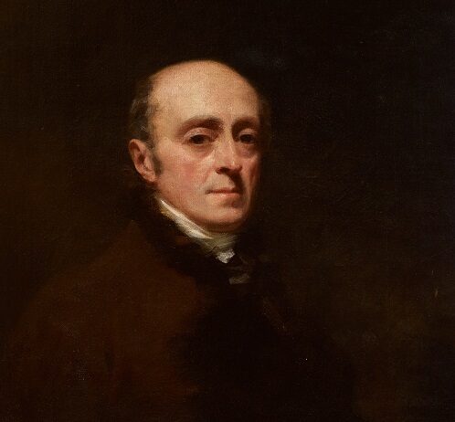 Portrait of a man in 19th century clothing
