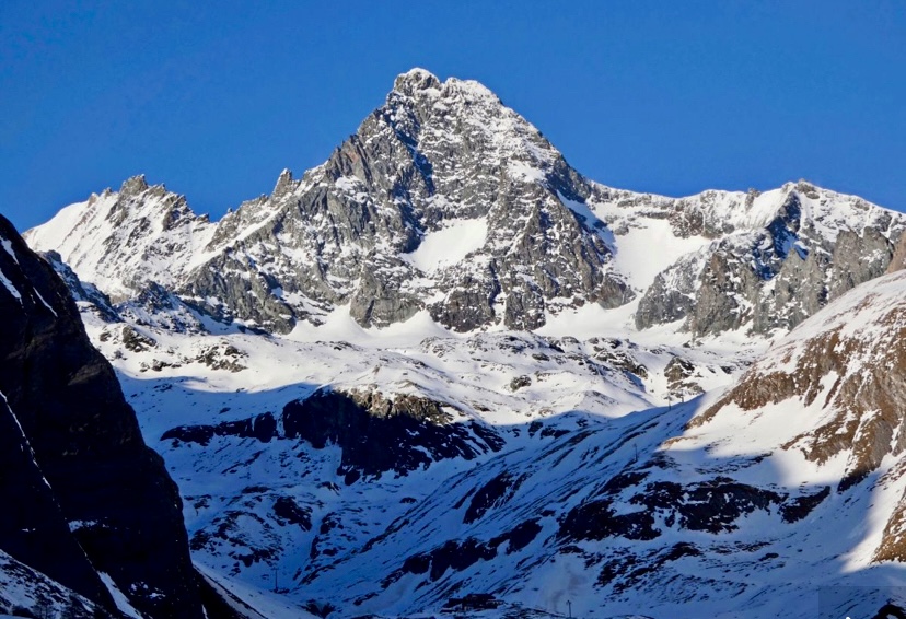 Grossglockner with the Studlgrat seen from the south. 
