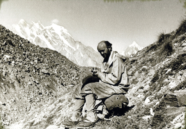 Fritz Wiessner at K2, 1939.