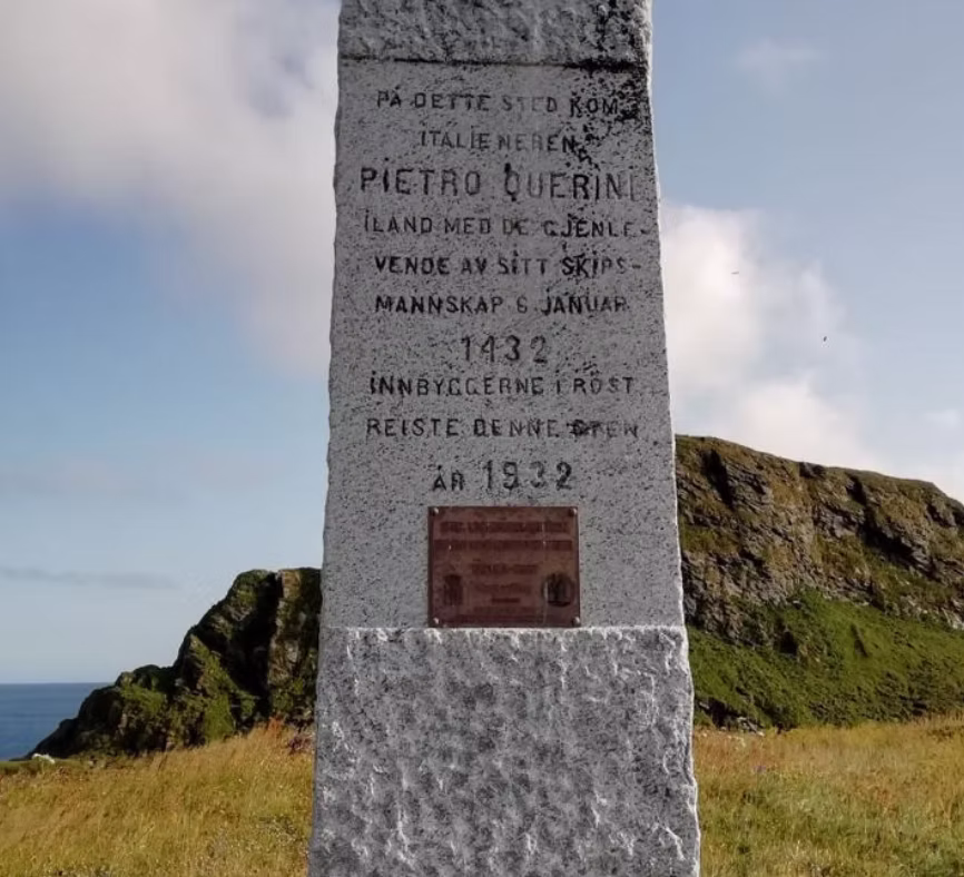 A stone monument