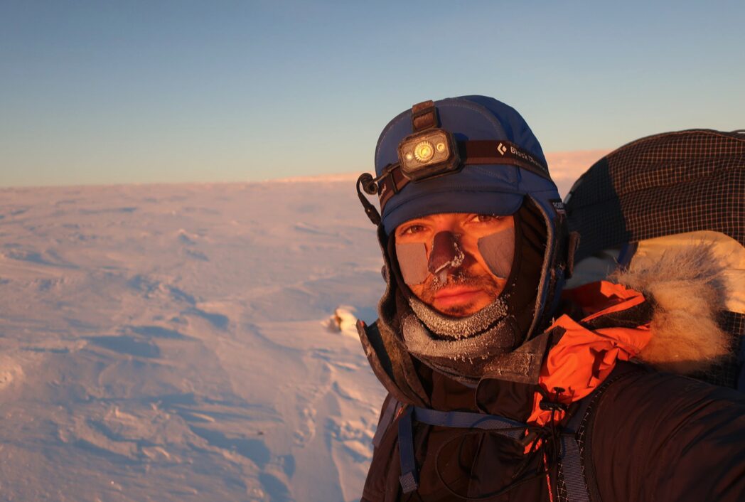 Maciej Besta on the Anabar Plateau, Siberia, in February 2025.