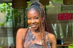 smilling young black woman