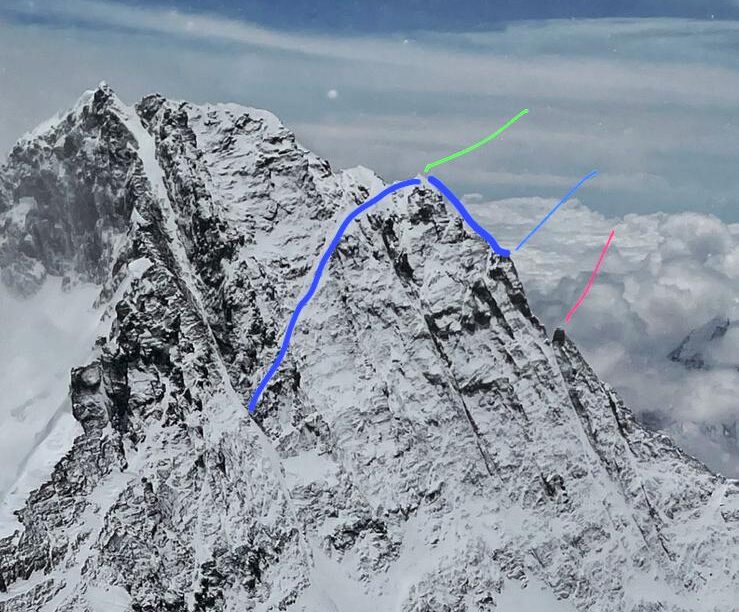 view high on Lhotse