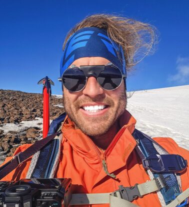 Australian glaciologist Marcus Arnold