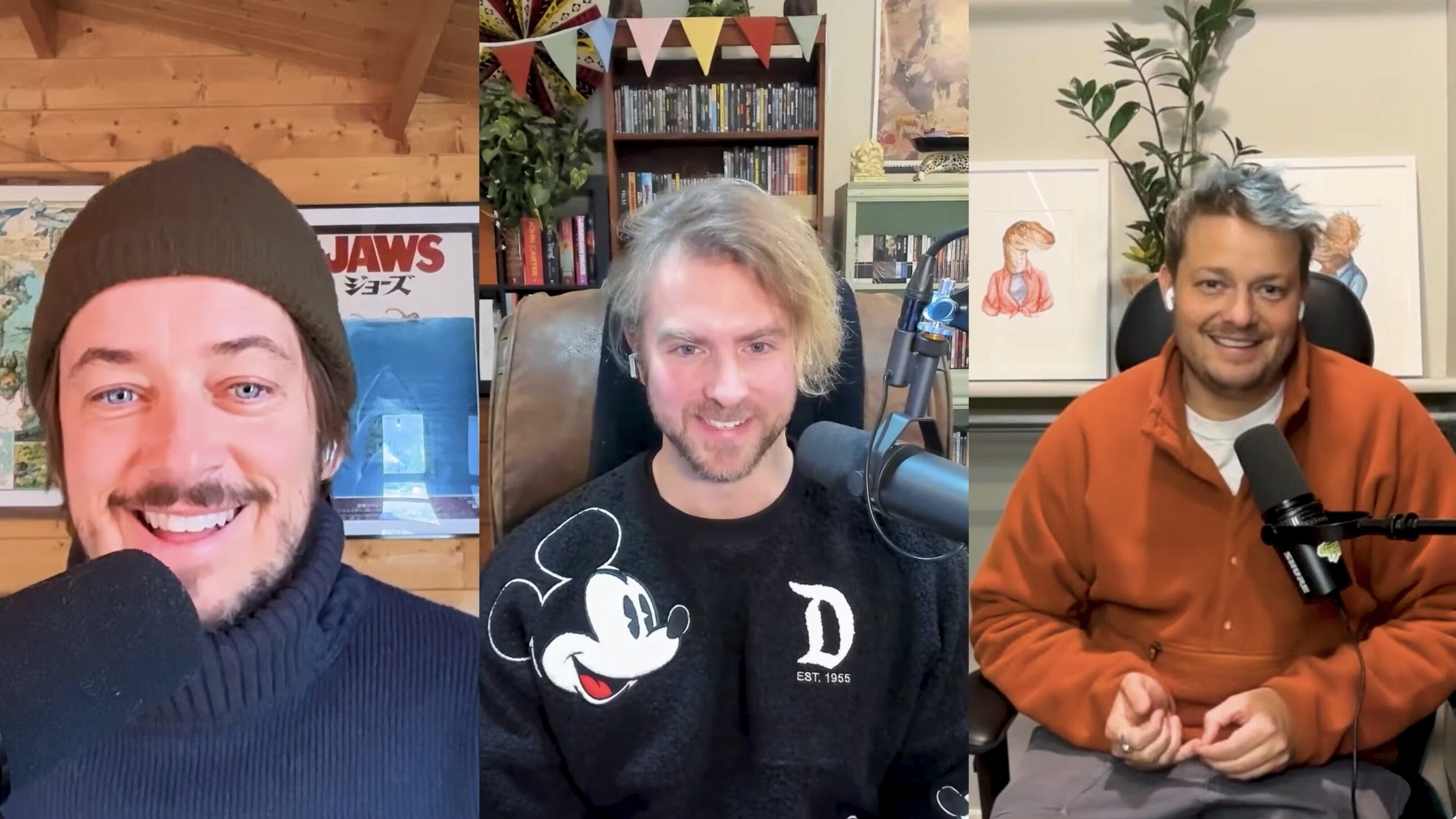 three podcast bros