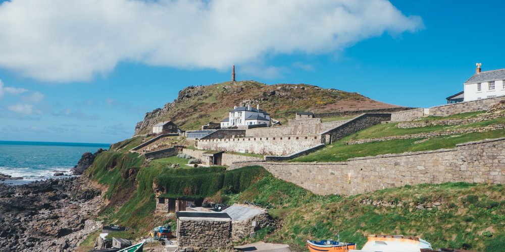 Photo of the landscape in Cape Cornwall