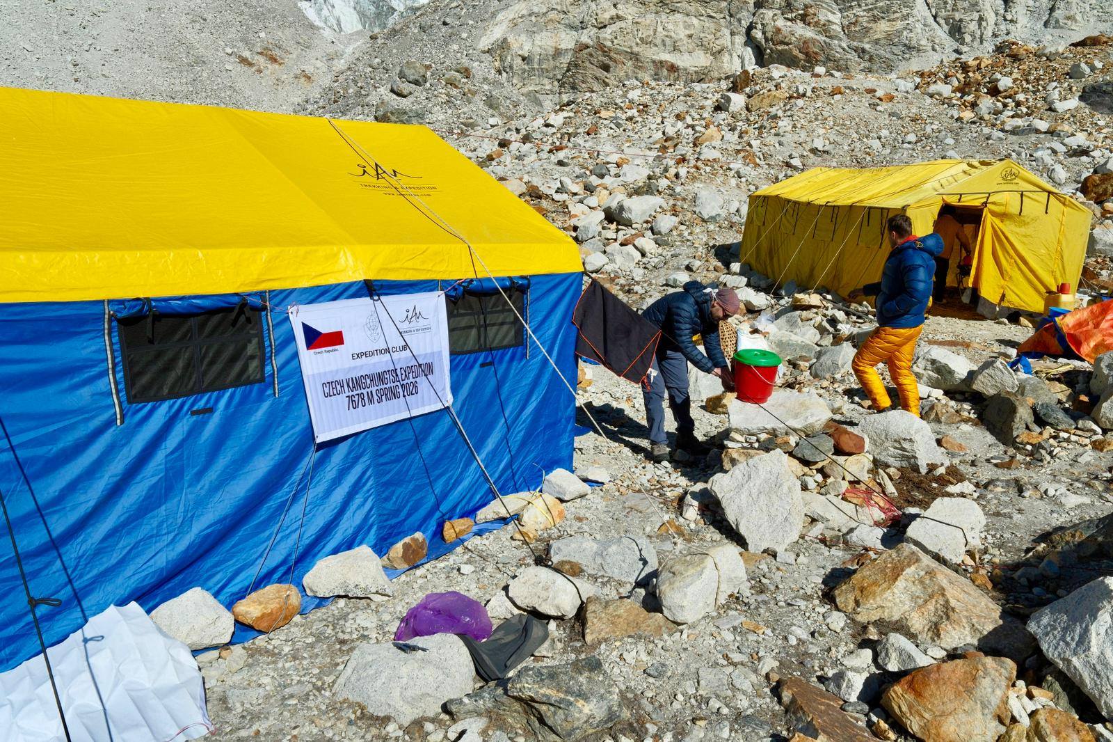 Makalu BC on a rocky ground.