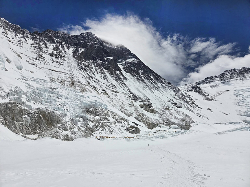 Camp 2 on Everest.