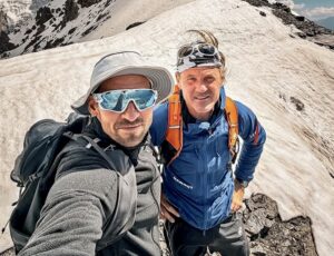 Tomas Petrecek (left) and Marek Holecek acclimatizing for their ambitious plan to open a new route on the Rupal Face of Nanga Parbat.