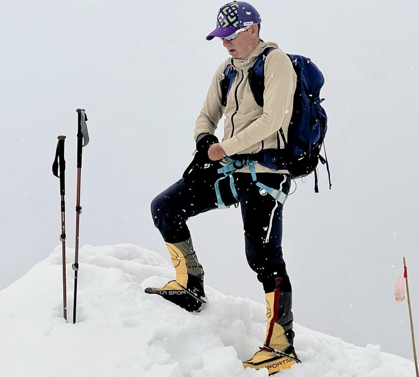 Horia Colibasanu on Gasherbrum II.