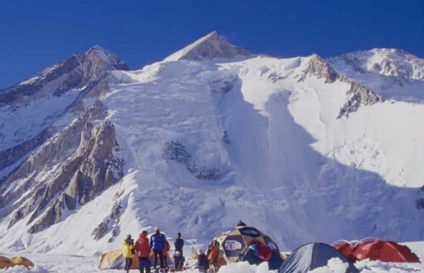 Gasherbrum II seen from Base Camp.