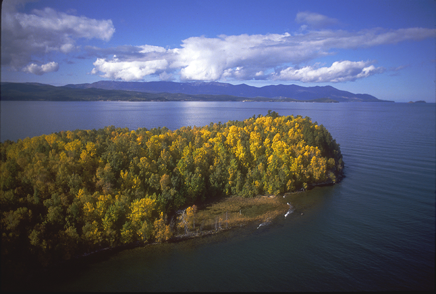 Lake Baikal from the air