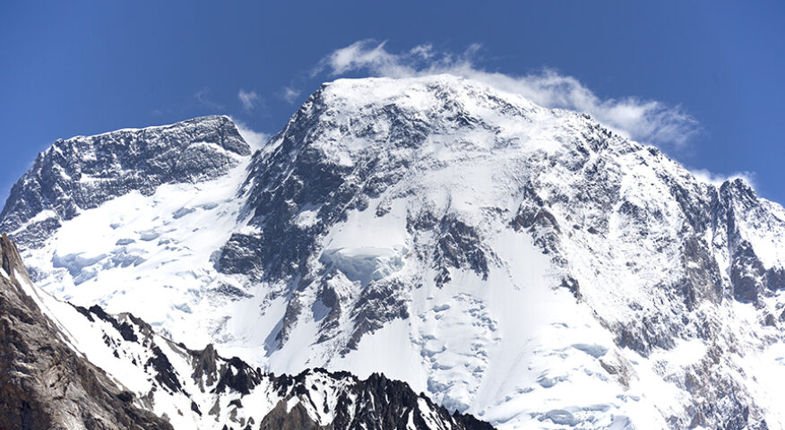 giant snowy mountain