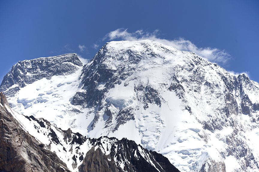giant snowy mountain