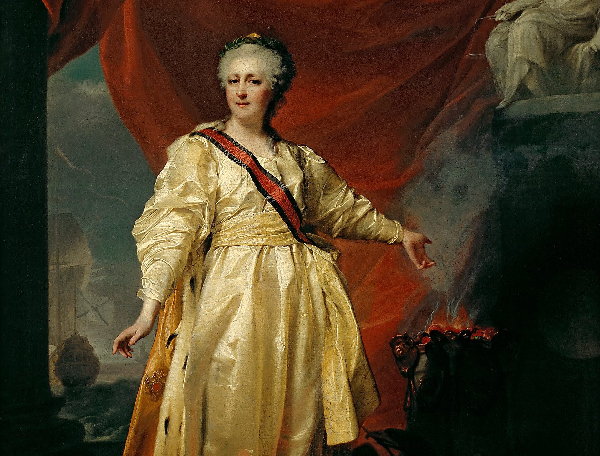 A portrait of Catherine the Great