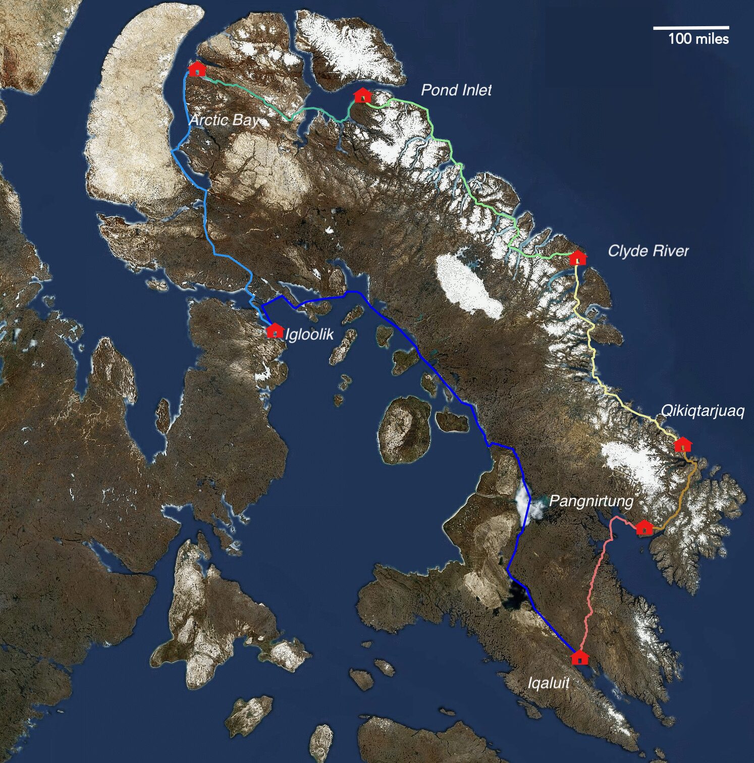 A route around Baffin Island